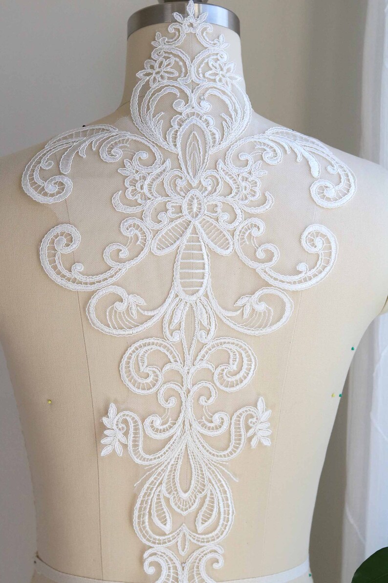 Lace Applique Long Sleeve