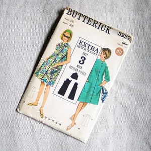 Butterick 3227 Vintage 1960s 65 Beachdress Sewing Pattern Quick N Easy VFG