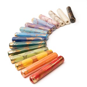 Ancient Creations Ceramic One Hitter Ceramic Bat Porcelain Chillum Handmade Ceramic Pipe Pretty Pipe Clay Pipe Cigarette Holder J Holder