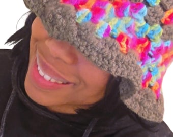 420-Inspired Floppy Crochet Bucket Hat – Handmade