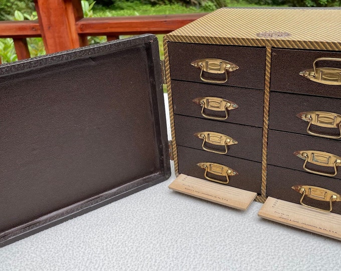 & Jaffe Baja 8 Drawer Slide Case Vintage Rare Etsy