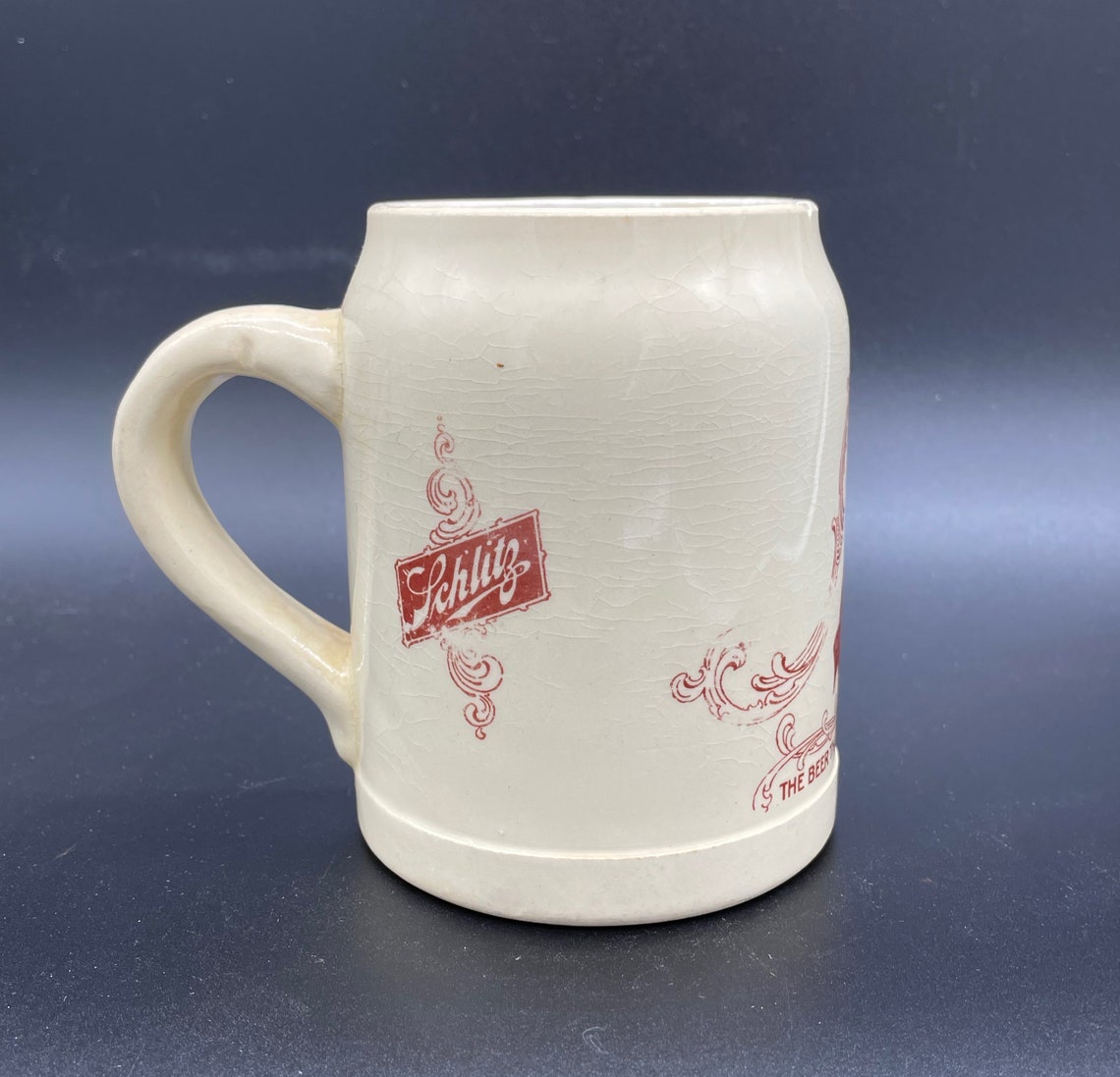 vintage schlitz beer mug