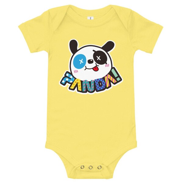 235 o più Baby Body "Crazy Panda" Onesie Onesies Carino Divertente Ragazzo Ragazza Unisex - 1019 dollari per 0 a 24 Mesi Vecchio Kawaii