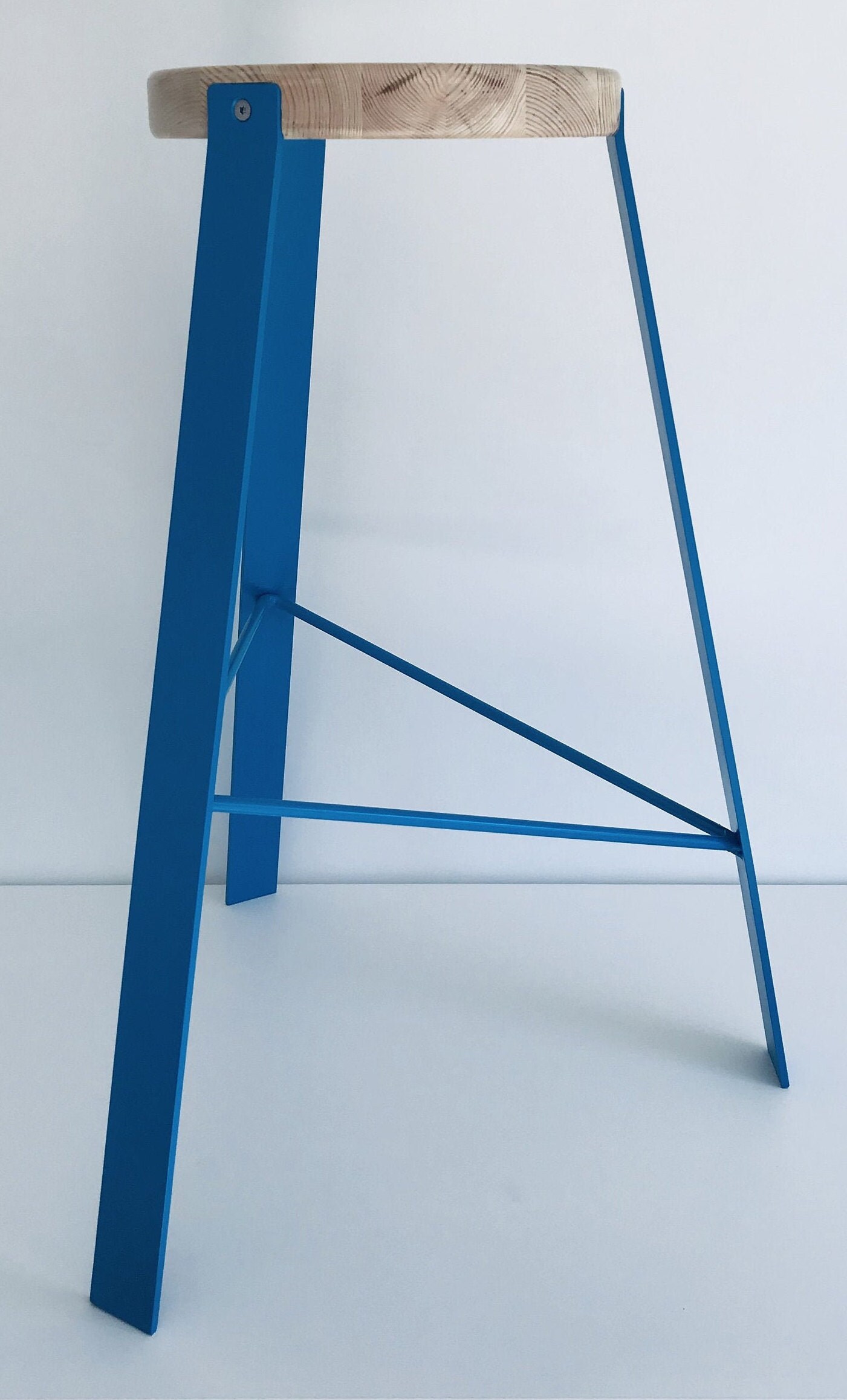 Modern Industrial Bar Stool Etsy