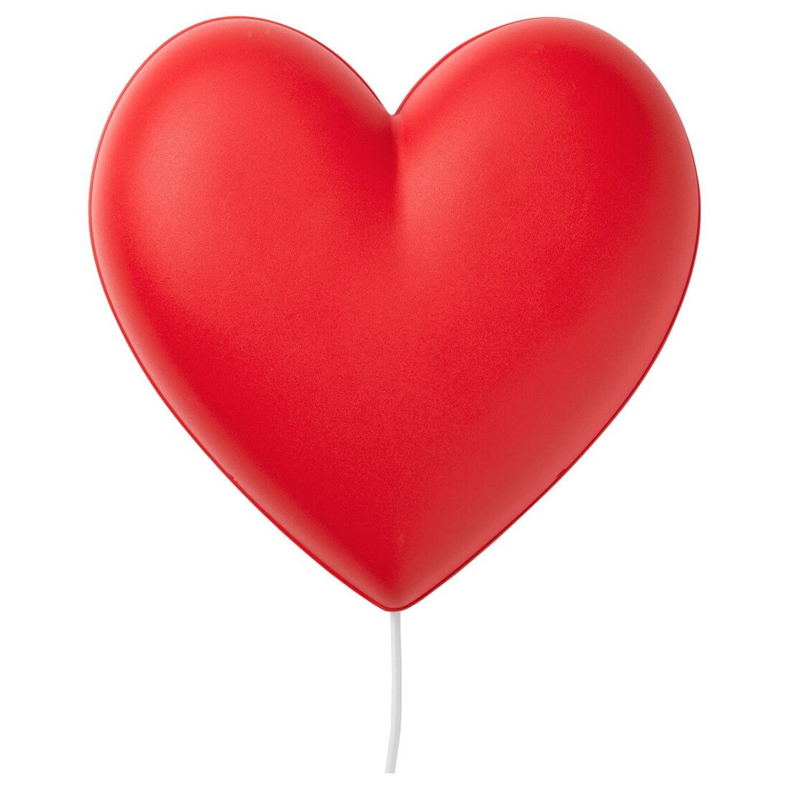 Ikea Smila Hjarta Red Heart Shaped New Wall Light Lamp Rare Etsy