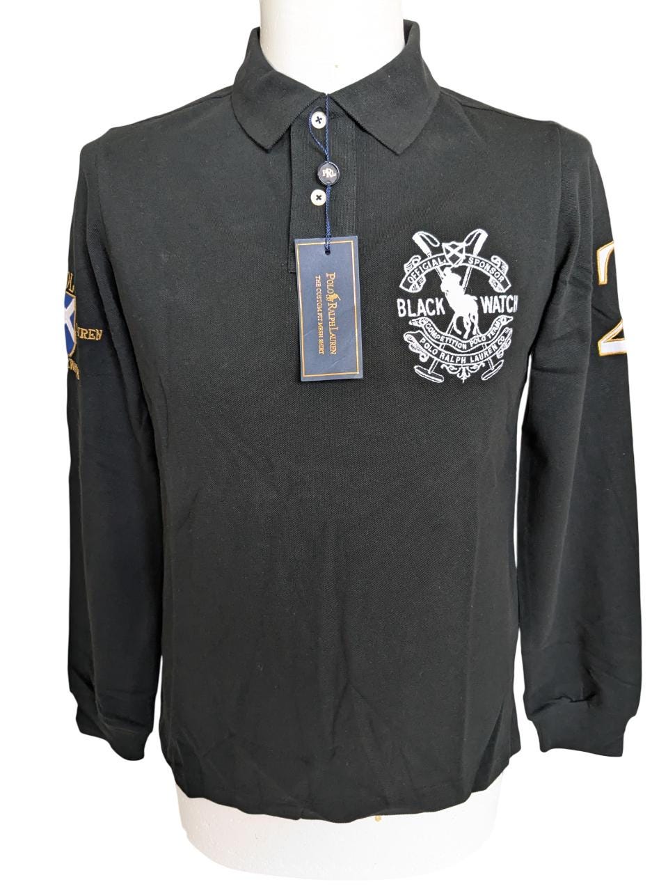 Vintage Polo Ralph Lauren Blackwatch Polo Shirt NWT Size S UK