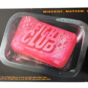 Cartel publicitario de cartón de gran tamaño para pared de la película Fight Club