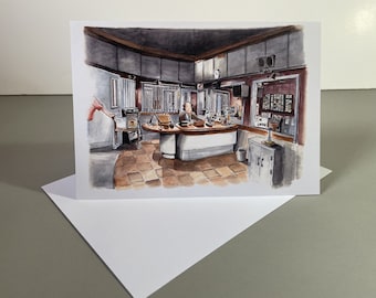 KACL A5 greeting card inspired by hit tv show Frasier