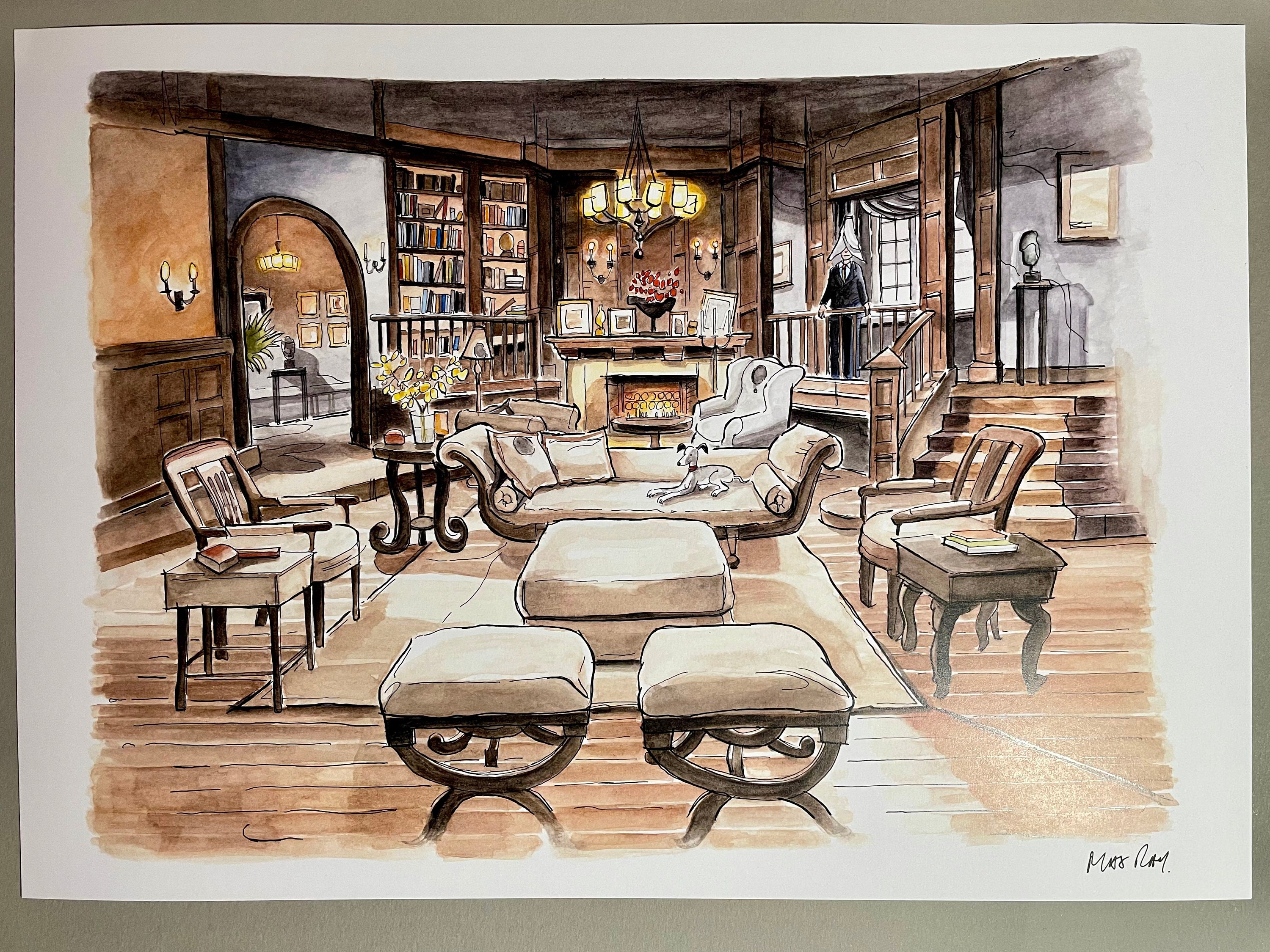 The Montana A3 Print Inspired by the Hit TV Show Frasier Niles ...