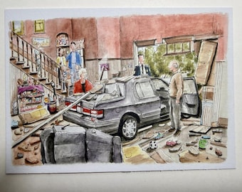 Grandma and Grandpa stopped by Everybody loves Raymond inspired A3 print