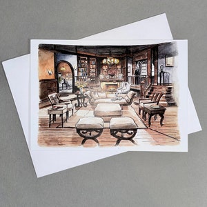 La carte postale Montana A6 inspirée de la série télévisée à succès Frasier - L'appartement de Niles
