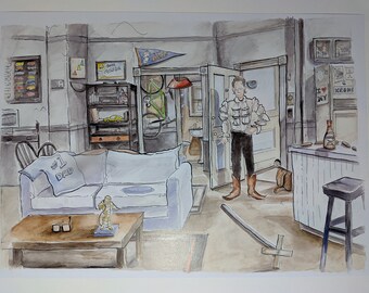 what's the deal with art? A3 sized print ideal for any Seinfeld fan!