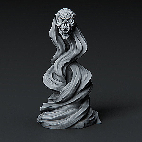 Demilich Demi Lich | Premium 3D gedruckte Fantasy Tabletop Miniatur 28mm 32mm bis 100mm | dnd 20400