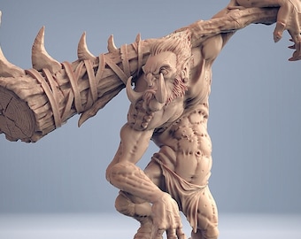 Troll Hunter G DnD Miniatures kompatybilne z figurkami fantasy 28 mm 32 mm | 30490