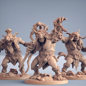 3 miniaturas premium de bruja trol femenina (28 mm, 32 mm a 100 mm) para dnd, juegos de rol de mesa de fantasía, chamana bruja, resina impresa en 3D, 30171_73