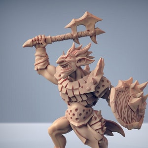 Hobgoblin Warrior B Premium dnd Miniature Mini Resin 3D Printed | 30326