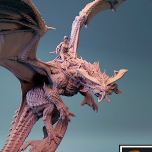 Mother of Dragons v2 | Flying Dragon | Premium 3D Printed Tabletop Miniature |     dnd  20737