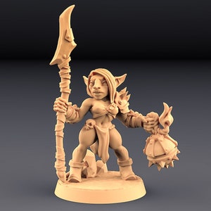 Goblin F | Premium 3D Printed Tabletop Miniature 28mm to 100mm | dnd   and Dragon | 20919