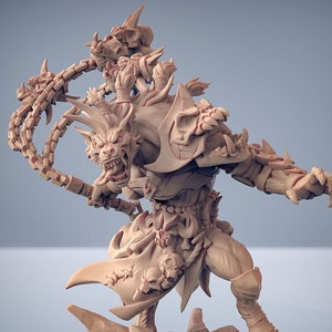 28 mm 32 mm テーブルトップファンタジーミニチュアと互換性のある Gnoll Hunter DnD ミニチュア | 30303