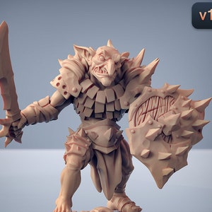 Hobgoblin Warrior A Premium dnd Miniature Mini Resin 3D Printed | 30325
