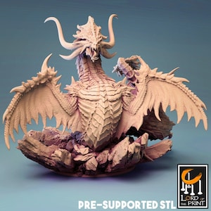 Leviathan | Premium 3D Printed Fantasy Tabletop Miniatures 28mm 32mm to 100mm | dnd   20639