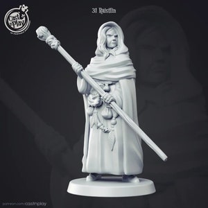 Female Sorceress | Premium 3D Printed Fantasy Tabletop Miniatures 28mm 32mm up to 100mm |  dnd  20396