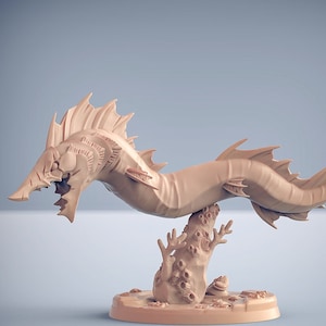 Triton Eel B Premium dnd Miniature Mini Fishfolk | Resin 3D Printed | 28mm 32mm to 100mm | 30315