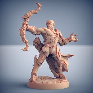 人間型アーチャーレンジャー | プレミアム3Dプリント卓上ミニチュア 28mm～100mm | ダンジョンズ＆ドラゴンズ | 20986