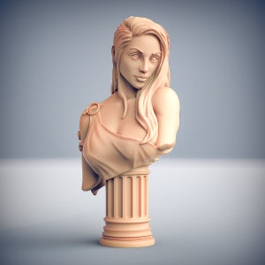 Aphrodite Venus Goddess of Love Bust | Premium Resin 3D Printed Tabletop Statue Miniature 20717