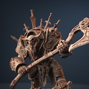 Necromancer Undead Iron Golem D&D Miniaturen kompatibel mit 28 mm 32 mm Fantasy Minis | 30119