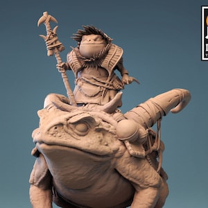 Giant Toad Frog v4 Premium dnd Miniature Mini | Monster Beast | Resin 3D Printed | 43956_58