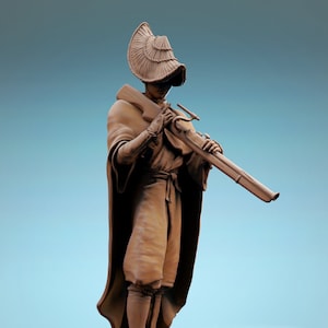 Female Samurai v2 Premium Dnd Mini Miniature Figure Figurine 28mm 32mm to 100mm Resin 3D Printed 43411
