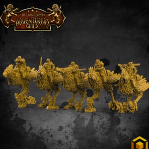5 Pack Rokabo Riders | Premium 3D Printed Tabletop Miniatures 28mm to 100mm | dnd   20820