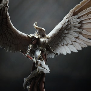 Aasimar Paladin Angel Premium dnd Miniature Mini Archangel Celestial Resin 3D Printed | 44350