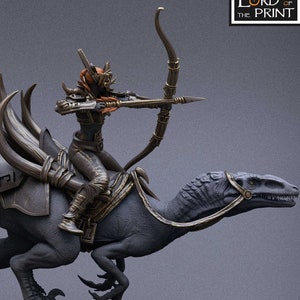 Vrouwelijke ruiter Cleric Paladin Knight v3 Premium dnd miniatuur Mini Fighter Warrior | 3D-geprint hars|28 mm 32 mm 100 mm |43089