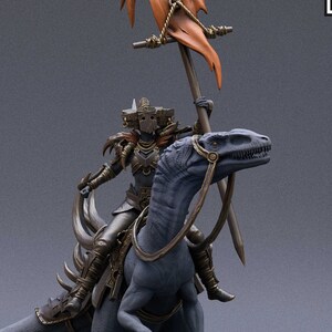Vrouwelijke ruiter Cleric Paladin Knight v2 Premium dnd miniatuur Mini Fighter Warrior | 3D-geprint hars|28 mm 32 mm 100 mm |43086