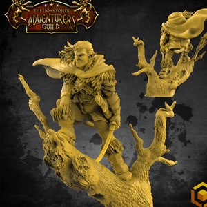Elf Ranger | Premium 3D Printed Tabletop Miniatures 28mm to 100mm |     dnd  20800