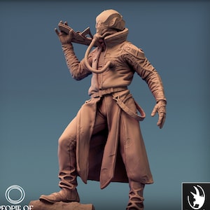 Assassin Rogue Desert People v23 Premium dnd Miniature Mini Figure Figurine | 28mm 32mm up to 100mm | 44660