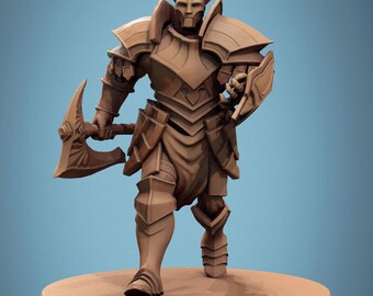 Paladin Knight v9 Miniaturas DnD compatibles con miniaturas de fantasía de 28 mm y 32 mm / 46026