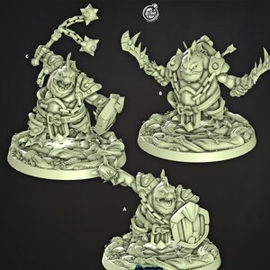 Bullywug Grung Frogfolk Frog Folk Premium dnd Miniature Mini 28mm 32mm to 100mm  | Barbarian Fighter Warrior | Resin 3D Printed | 41035_37