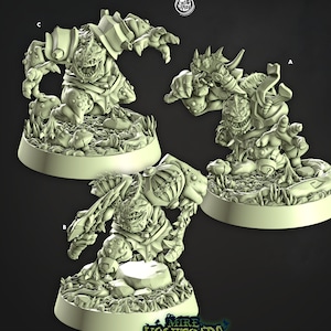 Grung Frogfolk Frog Folk Toad Figurine Hero Premium dnd Miniature Mini | Resin 3D Printed | 41038_40