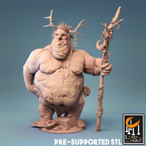 Goblin King | Premium 3D Printed Fantasy Tabletop Miniatures 28mm 32mm to 100mm | dnd   20948