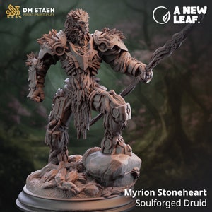 Human Sovereign Myconid Fungus Folk Premium dnd Miniature Mini | 28mm 32mm to 100mm | Resin 3D Printed | 50037