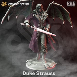 Vampire Leader Miniature | Vampire Lord | Undead Horde | STL
