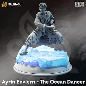 Samurai Knight Paladin Premium dnd Miniature Mini Warrior | Resin 3D Printed| 28mm 32mm up to 100mm | 50258