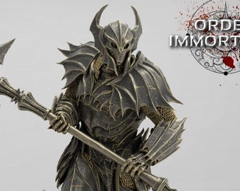 Paladin Knight V15 DnD Miniatures compatible with 28mm 32mm tabletop fantasy minis | 43387