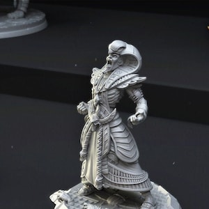 Mummy King Premium dnd Miniature Mini | 28mm 32mm to 100mm | Resin 3D Printed | 41330