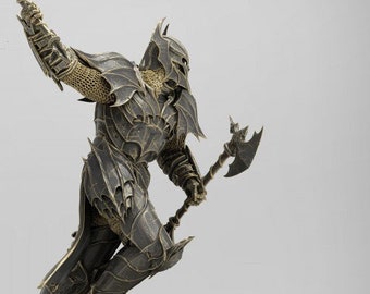 Paladin Knight V5 DnD miniatures compatible with 28mm 32mm fantasy minis | 43377