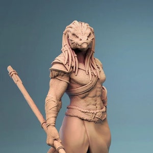 Lizardfolk Premium dnd Miniature Mini | Lizardmen Lizardman | Resin 3D Printed | 30209