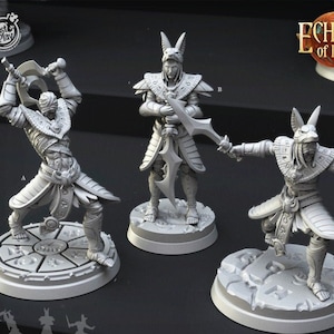 Egyptian Warrior Premium dnd Miniature Mini | 28mm 32mm to 100mm | Resin 3D Printed | 41318_20